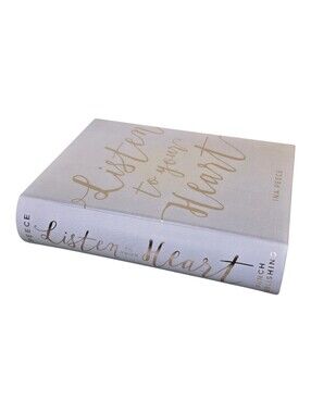 Molly & Rex 'Listen to Your Heart' Decorative Faux Hardcover Storage Book Box